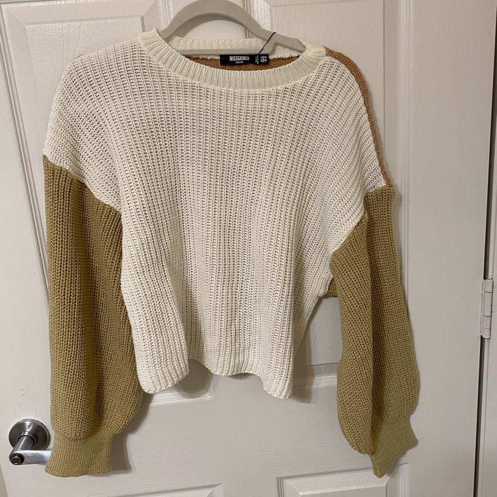 Missguided color block sweater